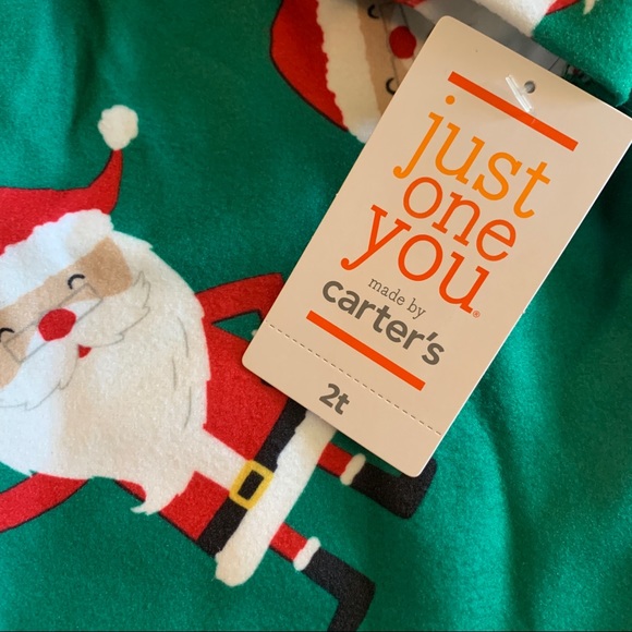 NWT Carter's 2 piece Santa Pajamas size 2T - Picture 7 of 8